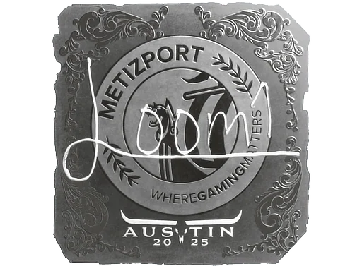 Klistermärke | L00m1 (folie) | Austin 2025