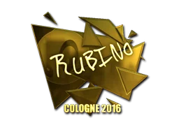 Klistermärke | RUBINO (Guld) | Cologne 2016