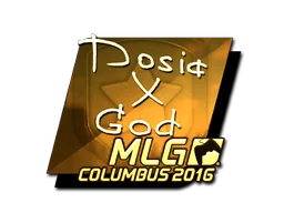 Sticker | Dosia (Gold) | MLG Columbus 2016
