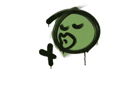 Sealed Graffiti | Smooch (Battle Green)