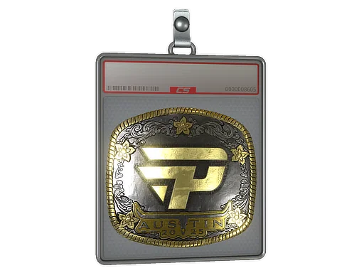 Placa de Adesivo | paiN Gaming (Dourado) | Austin 2025