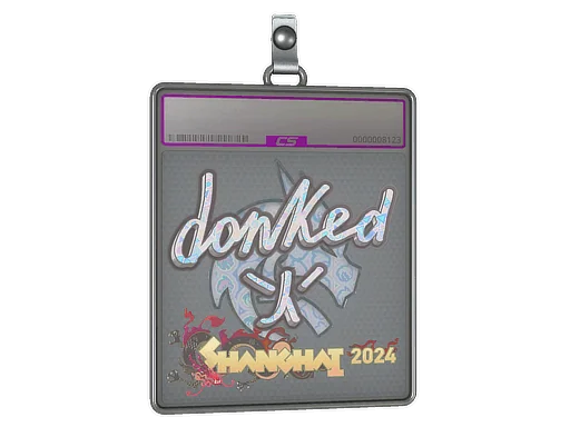 Placa de Adesivo | donk (Holográfico) | Xangai 2024
