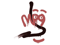 Grafite Lacrado | MP9 (Coice) (Vermelho sangue)