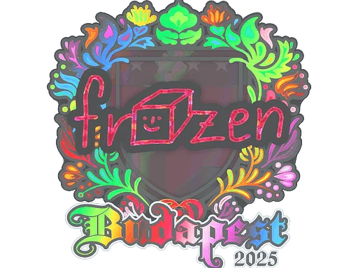 Klistermärke | frozen (holo) | Budapest 2025