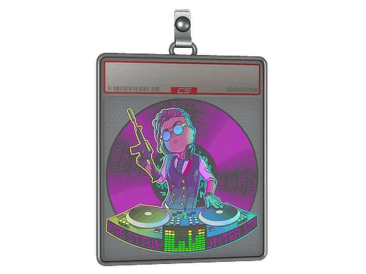 Sticker Slab | DJ Safecracker (Lenticular)