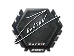 Naklejka | Ex6TenZ | Londyn 2018