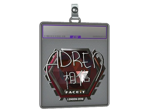 Placa de Adesivo | AdreN (Brilhante) | Londres 2018