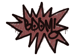 Sealed Graffiti | BOOM (Brick Red)