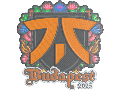 Klistermärke | fnatic (broderi) | Budapest 2025