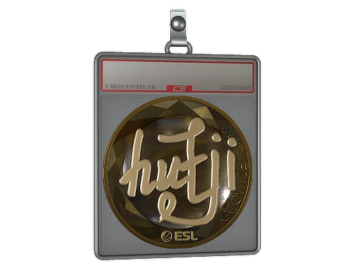Placa de pegatinas | hutji (dorada) | Katowice 2019