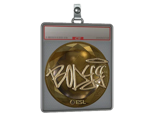 Placa de pegatinas | bodyy (dorada) | Katowice 2019