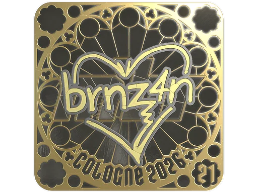 Naklejka | brnz4n (złota, rankingowa) | Kolonia 2026