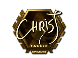 印花 | chrisJ（金色）| 2018年伦敦锦标赛
