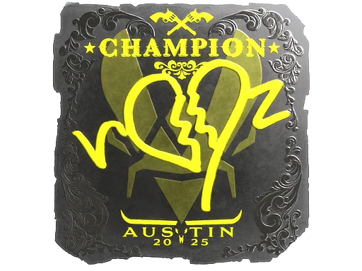 Adesivo | ropz (Brilhante) | Campeões do Austin 2025