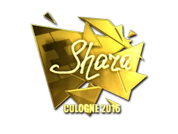 Klistermärke | Shara (Guld) | Cologne 2016