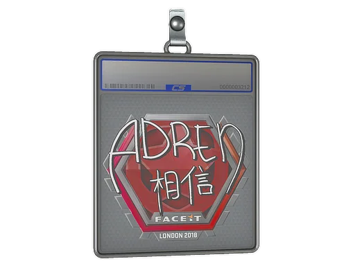 Placa de Adesivo | AdreN | Londres 2018