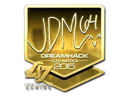 Aufkleber | jdm64 (Gold) | Klausenburg 2015