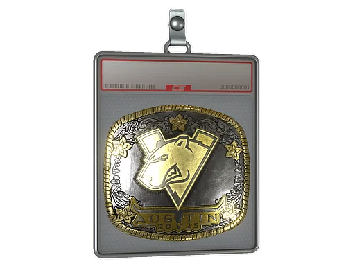 Placa de Adesivo | Virtus.Pro (Dourado) | Austin 2025