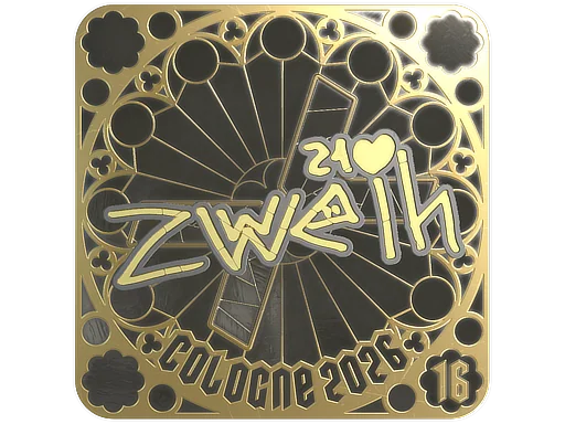 Sticker | zweih (Gold, Ranked) | Cologne 2026