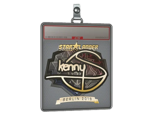Aufkleberhülle | kennyS (Gold) | Berlin 2019