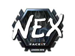 Pegatina | nex (reflectante) | Londres 2018