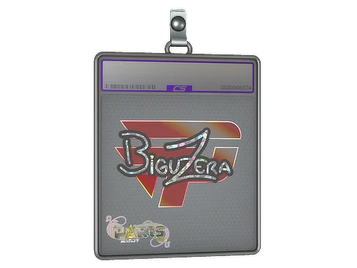 Placa de Adesivo | biguzera (Purpurinado) | Paris 2023