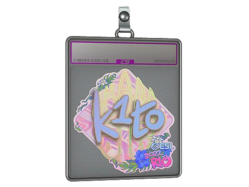 Placa de Adesivo | k1to (Holográfico) | Rio 2022