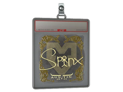Placa de Adesivo | Spinx (Dourado) | Austin 2025