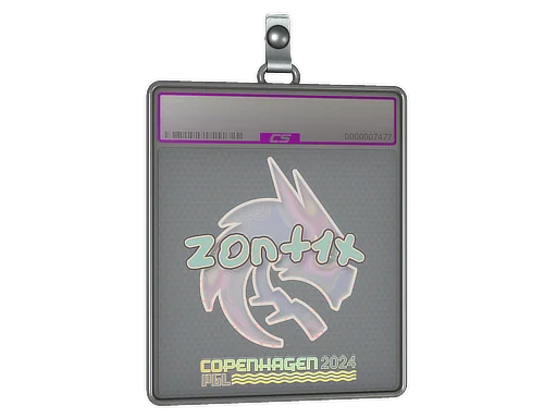 Placa de pegatinas | zont1x (holográfica) | Copenhague 2024