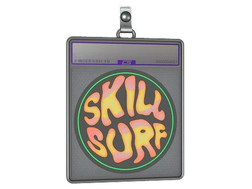 Sticker Slab | Coral Skill Surf (Holo)