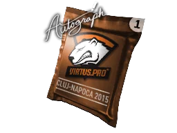 Cápsula de autógrafo | Virtus.Pro | Cluj-Napoca 2015