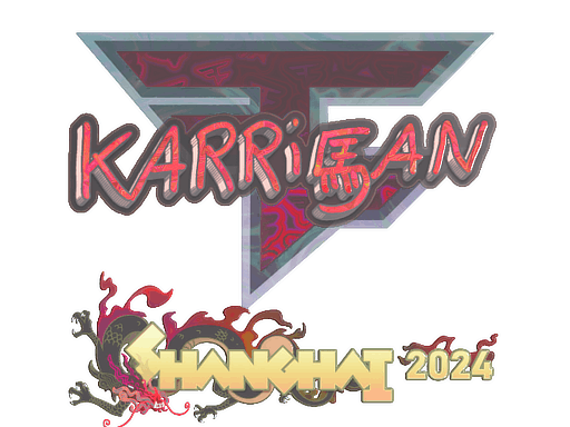 Pegatina | karrigan (holográfica) | Shanghái 2024