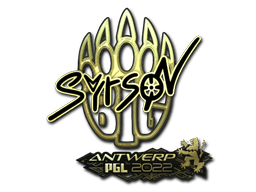 Adesivo | syrsoN (Dourado) | Antuérpia 2022
