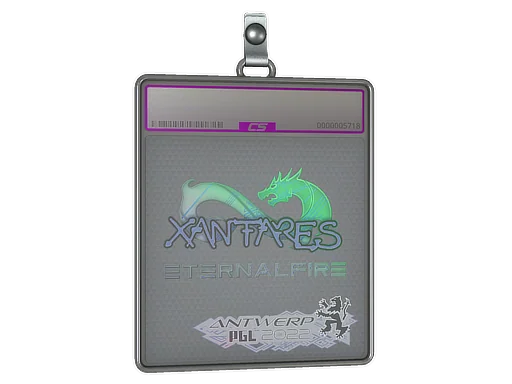Placa de pegatinas | XANTARES (holográfica) | Amberes 2022