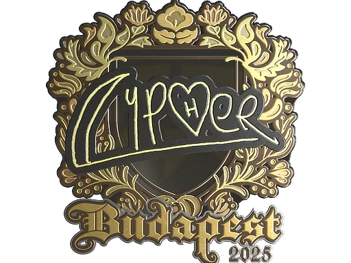 印花 | Cypher（金色）| 2025年布达佩斯锦标赛