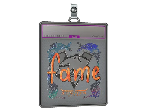 Klistermärkesfodral | fame (holo) | Austin 2025