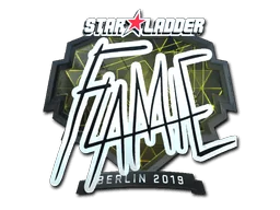 Pegatina | flamie (reflectante) | Berlín 2019