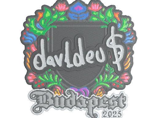 Adesivo | dav1deuS (Bordado) | Budapeste 2025