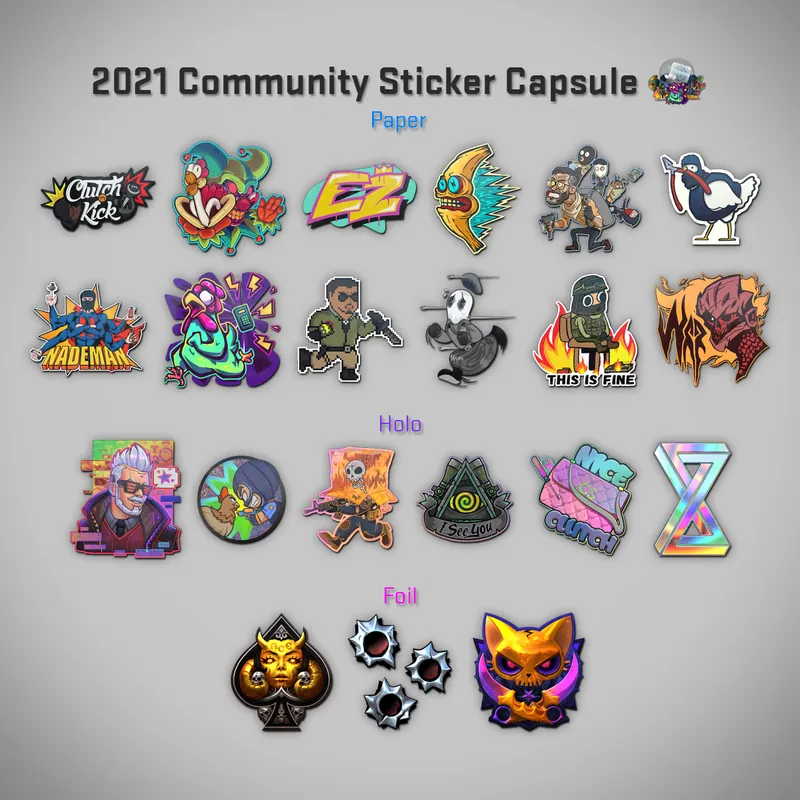 2021 Community Sticker Capsule