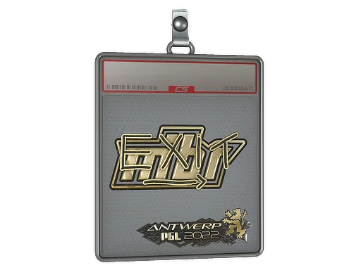 Sticker Slab | exit (Gold) | Antwerp 2022