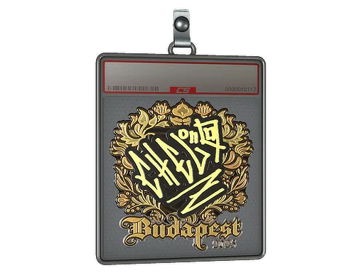 Sticker Slab | chelo (Gold) | Budapest 2025