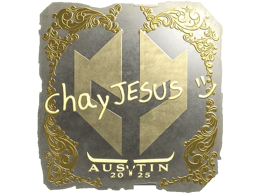 印花 | chayJESUS（金色）| 2025年奥斯汀锦标赛