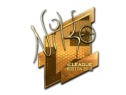 印花 | NiKo（金色）| 2018年波士顿锦标赛