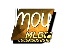 Sticker | mou (Gold) | MLG Columbus 2016