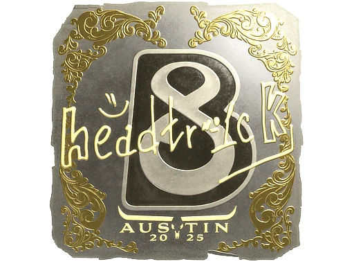 印花 | headtr1ck（金色）| 2025年奥斯汀锦标赛