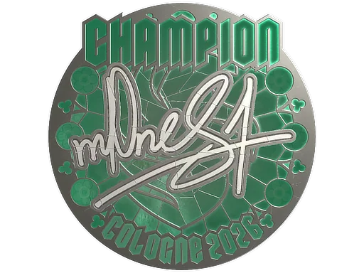 Pegatina | m0NESY (reflectante, campeón) | Colonia 2026