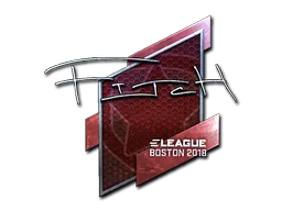 Pegatina | fitch (reflectante) | Boston 2018