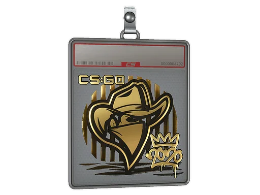 Placa de Adesivo | Renegades (Dourado) | CRM 2020