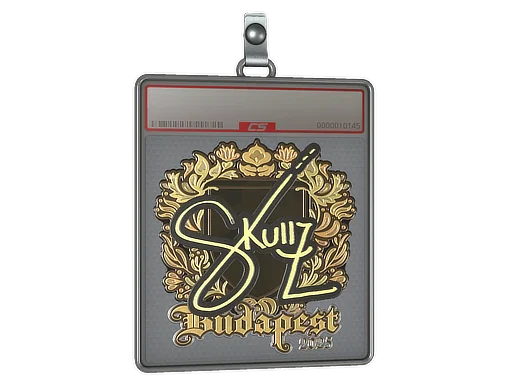 印花板 | skullz（金色）| 2025年布达佩斯锦标赛