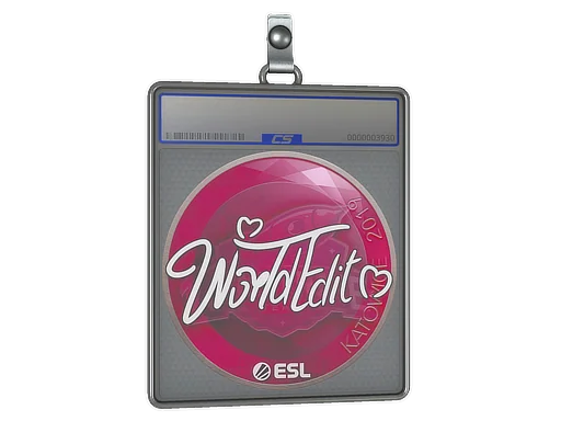 Placa de Adesivo | WorldEdit | Katowice 2019